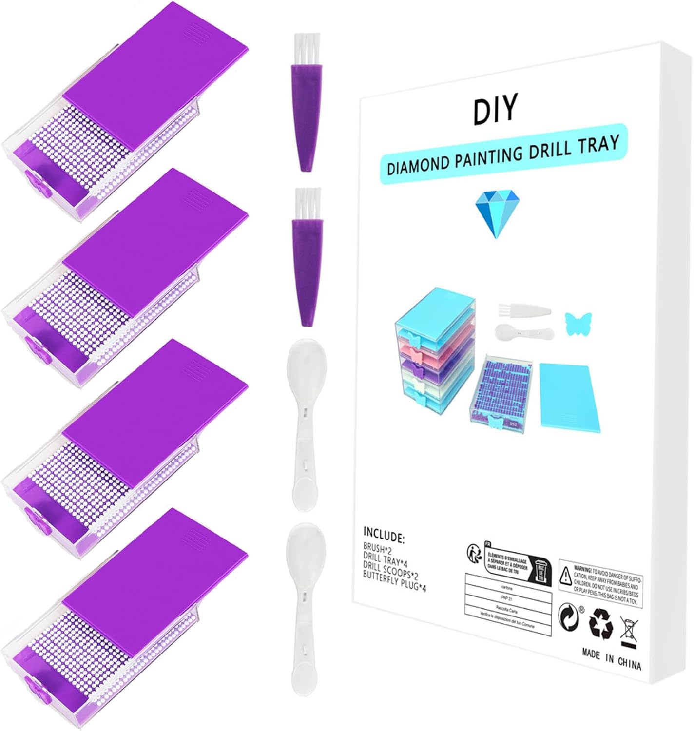 Kit de bandejas organizadoras