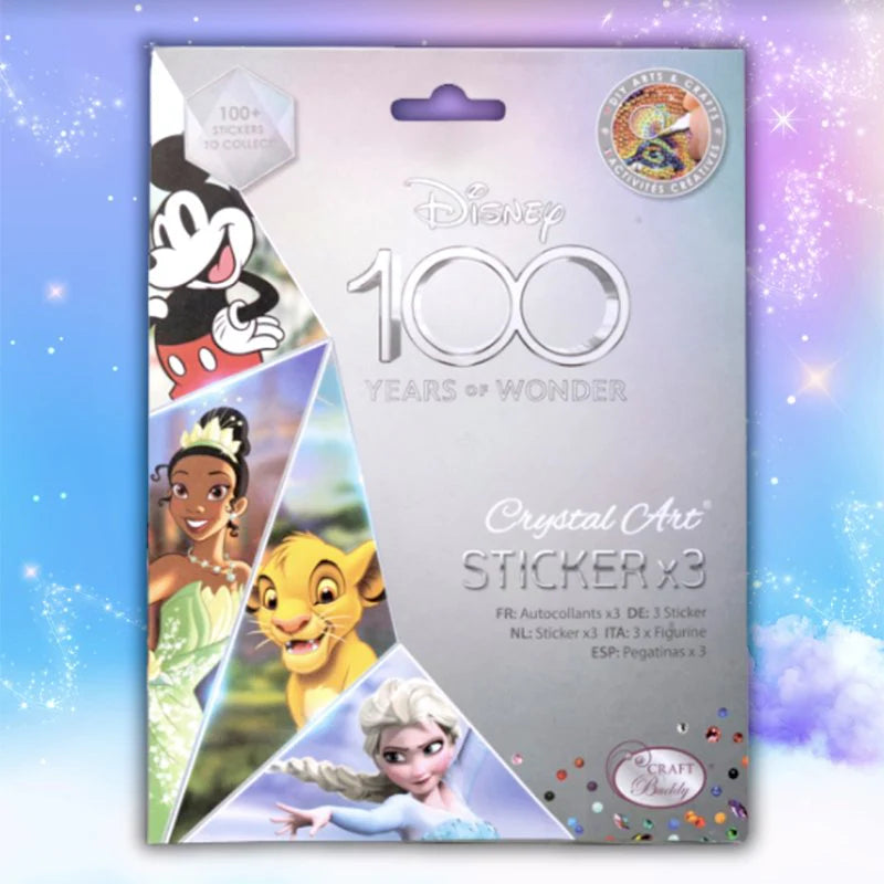 Disney 100 Crystal Art Sticker Pack