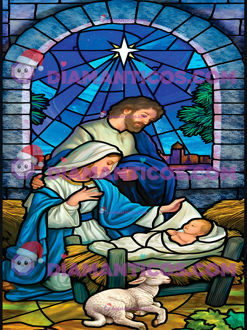 pesebre 30x40cm