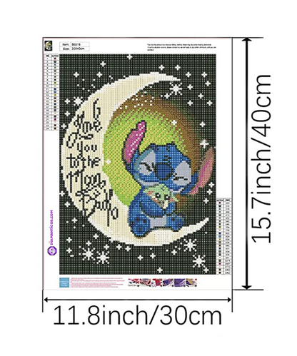 Stitch Luna 30x40cm