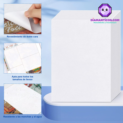 Papel antiadherentes de doble cara 50 unidades