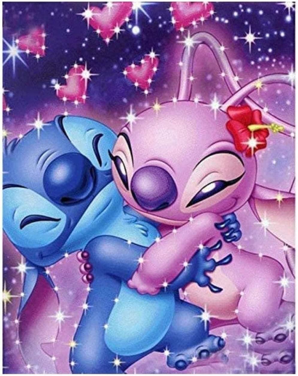 Stitch y Angel Enamorados